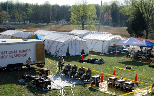 Missouri Guard soldiers and airmen participate in exercise evaluation
