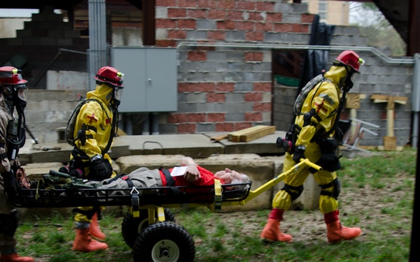 Missouri Guard soldiers and airmen participate in exercise evaluation