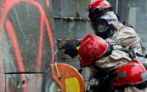 Missouri Guard soldiers and airmen participate in exercise evaluation
