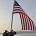 Morning colors aboard USS Forrest Sherman