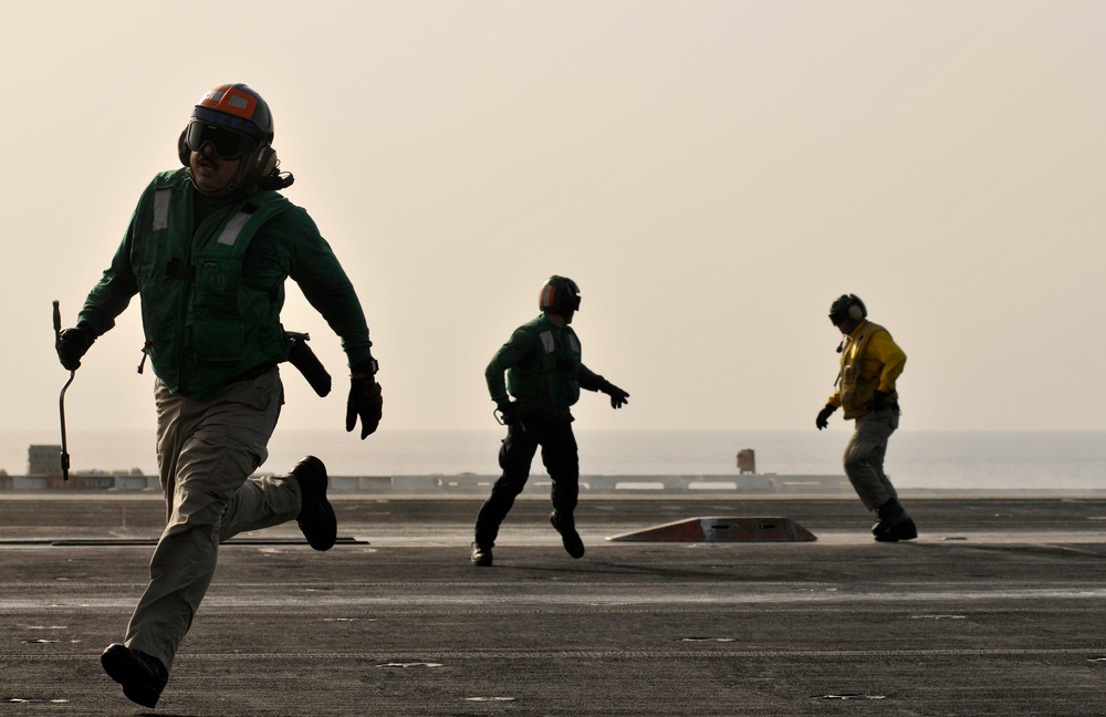 USS Carl Vinson action