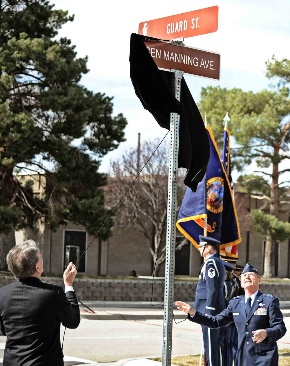 Gowen Field road renamed in honor of former adjutant general