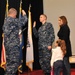 Master Chief Petty Officer of the Navy performs reenlistment ceremony for Chief Petty Officer Joshua J. Jackson during visit to SPAWAR