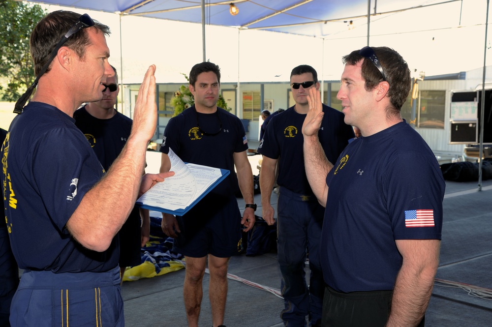Re-enlistment at Skydive San Diego