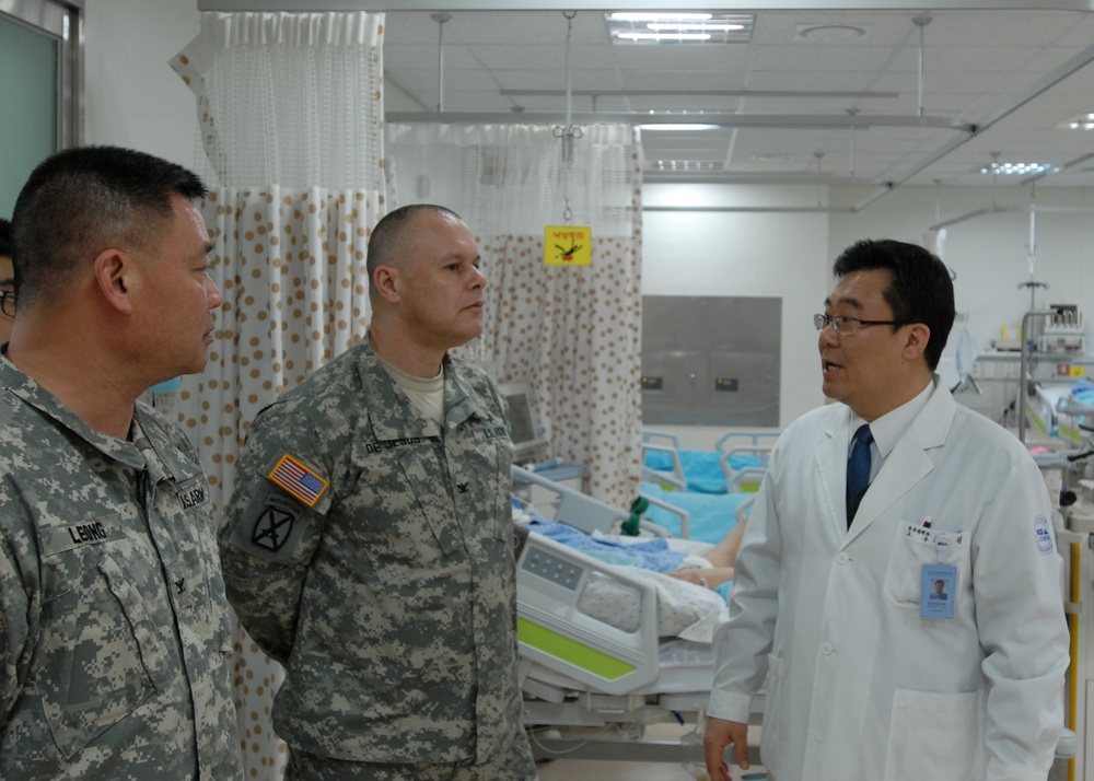 DVIDS Images Gumi Cha Hospital holds a plaque hanging ceremony