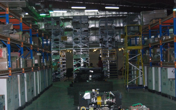 The 1108th TASMG creates the first and last footprint