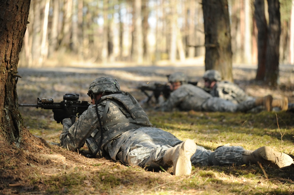 I Company, 3rd Squadron, 2nd Cavalry Regiment live fire exercise 'Iron Anvil'