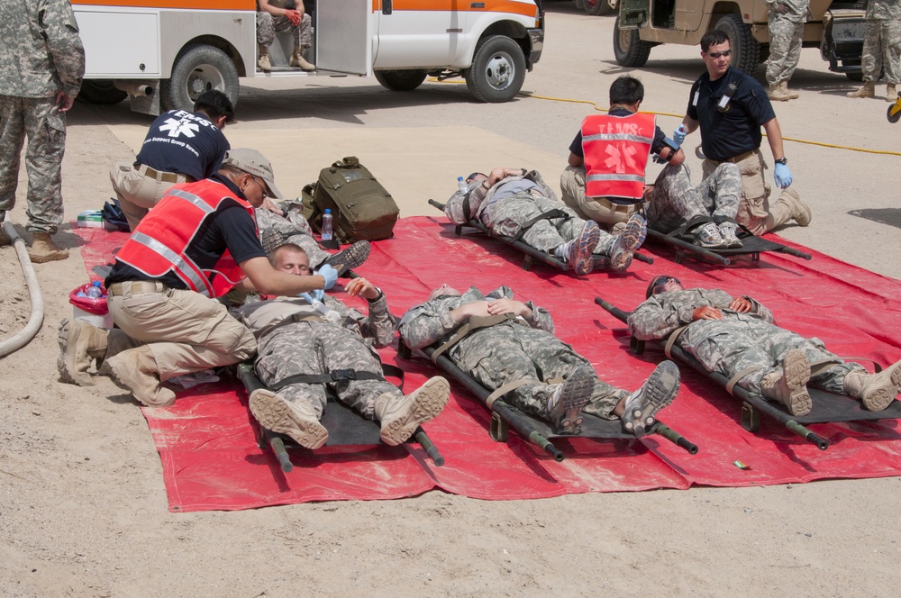 ASG-K holds MASCAL exercise