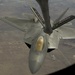 Utah Air National Guard refueling F-22 Raptor and F-16