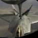 Utah Air National Guard refueling F-22 Raptor and F-16
