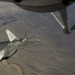 Utah Air National Guard refueling F-22 Raptor and F-16