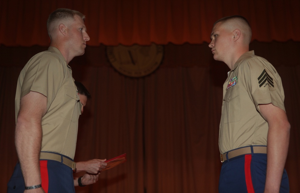 Homegrown hero returns to roots; Former Marine, Lumberton High grad receives 2nd Purple Heart at hometown