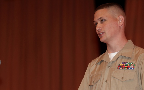 Homegrown hero returns to roots; Former Marine, Lumberton High grad receives 2nd Purple Heart at hometown