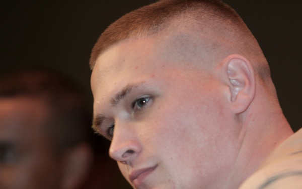 Homegrown hero returns to roots; Former Marine, Lumberton High grad receives second Purple Heart at hometown