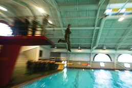 Recruits splash into training