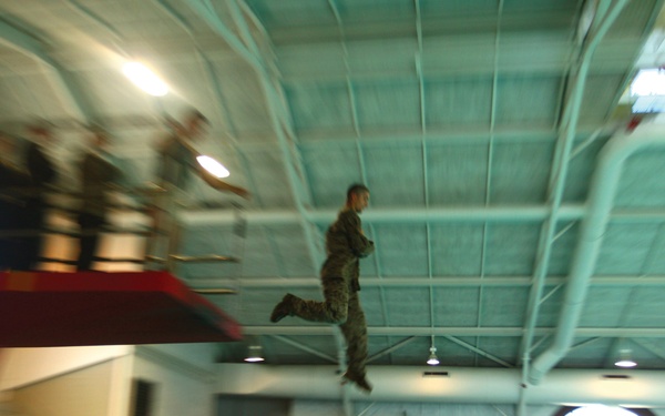 Recruits splash into training