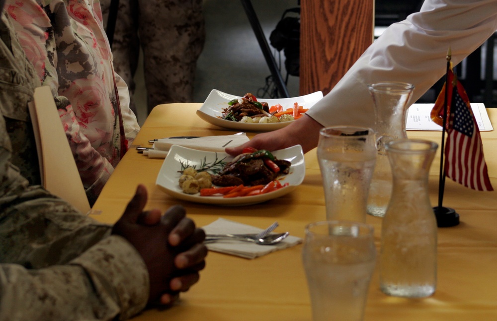 Cooks show off culinary skills at chef of the quarter competition