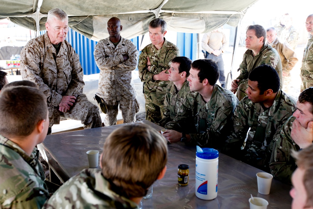 Maj. Gen. John A. Toolan visit