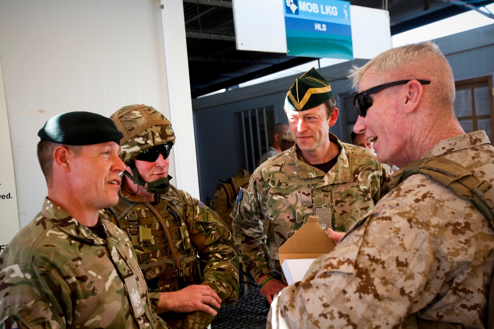 Maj. Gen. John A. Toolan visit