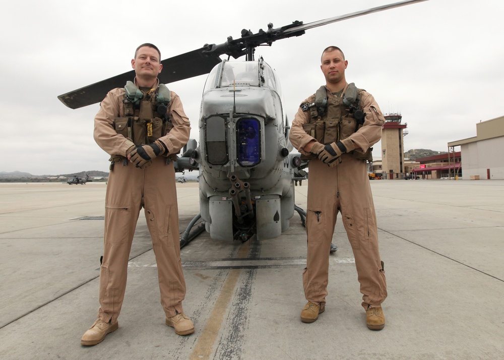 HMLA-267 conducts their final flight of the 'Whiskey'