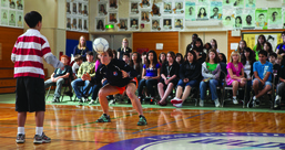 Sky Blue inspires athletes on island