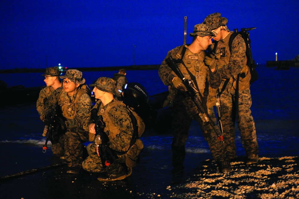 Boat Company secures beach, objective during raid