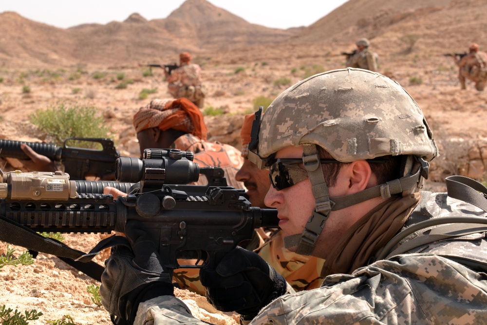 Oregon National Guard training in Oman