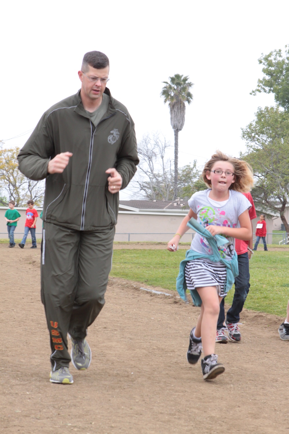 Mary Fay Pendleton students run to Afghanistan to support deployed troops, encourage physical fitness