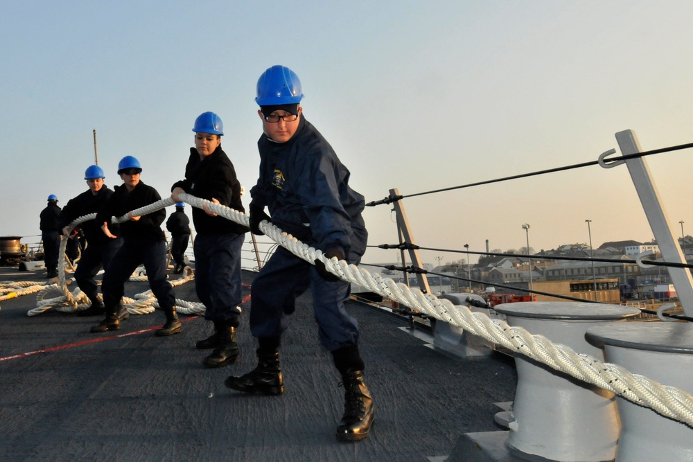 Flag officer sea training