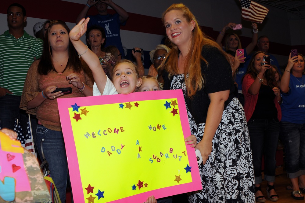 602nd Ordnance Company redeployment ceremony