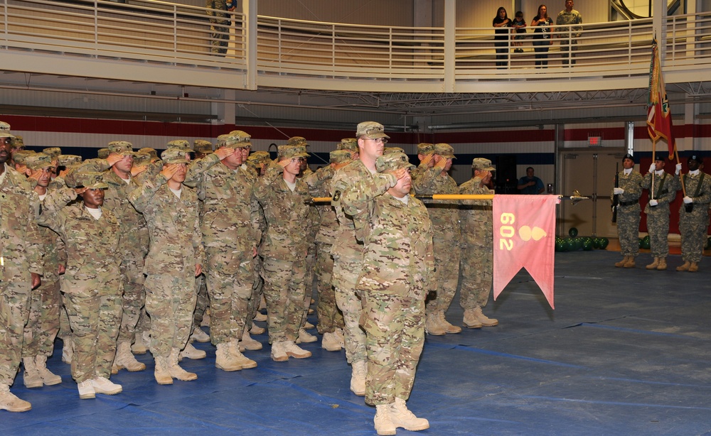 602nd Ordnance Company redeployment ceremony