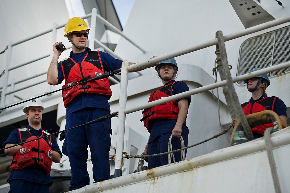 U.S. Coast Guard Cutter Waesche visits Honolulu