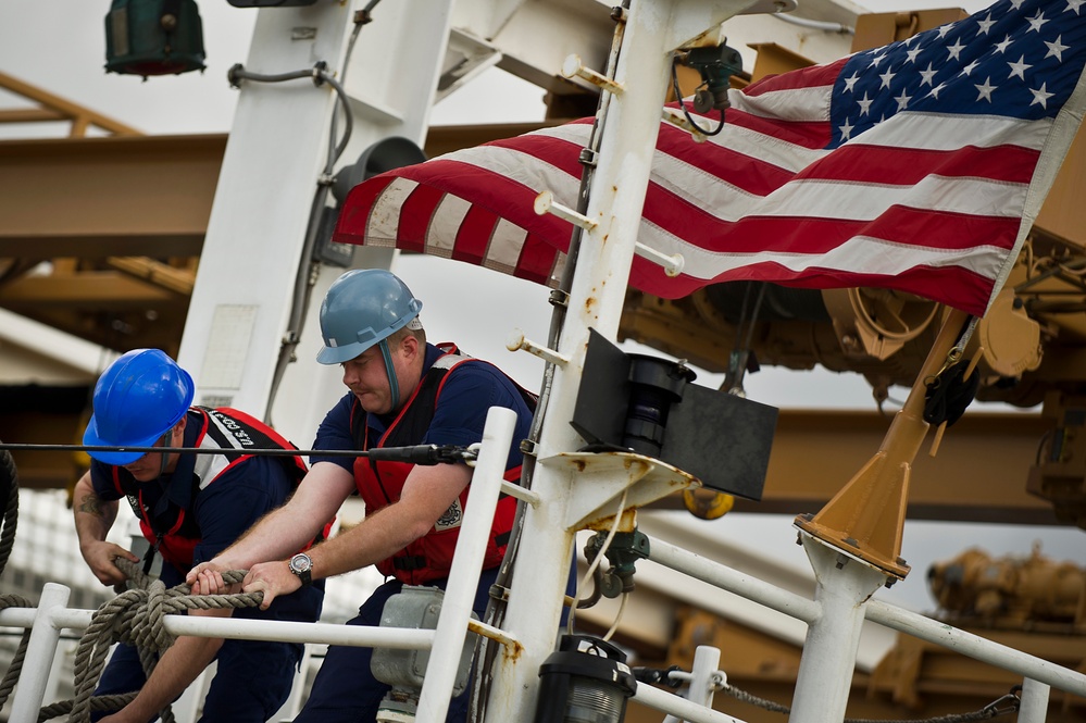 U.S. Coast Guard Cutter Waesche visits Honolulu