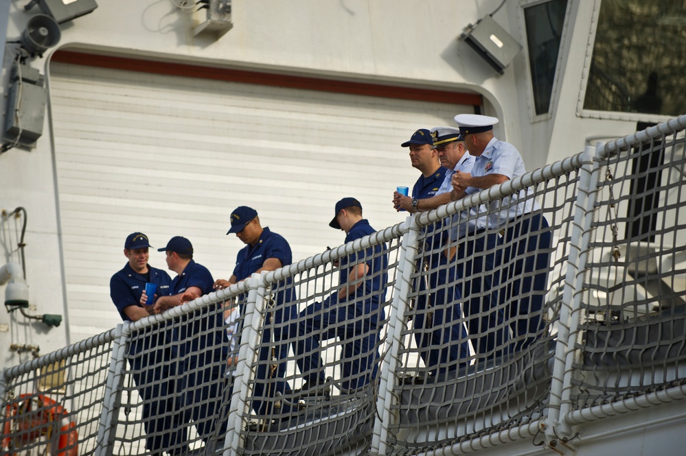 U.S. Coast Guard Cutter Waesche visits Honolulu