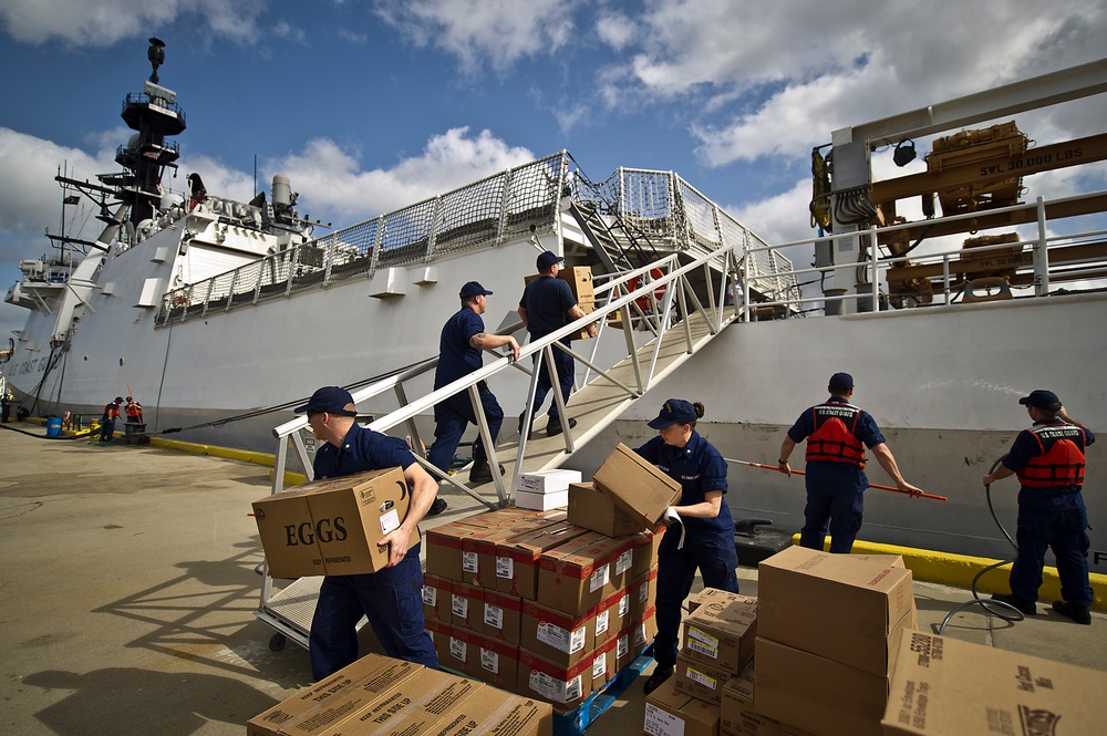 U.S. Coast Guard Cutter Waesche visits Honolulu