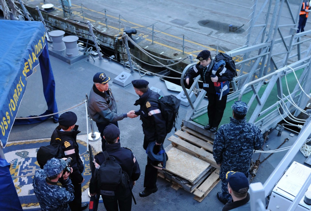 Flag officer sea training