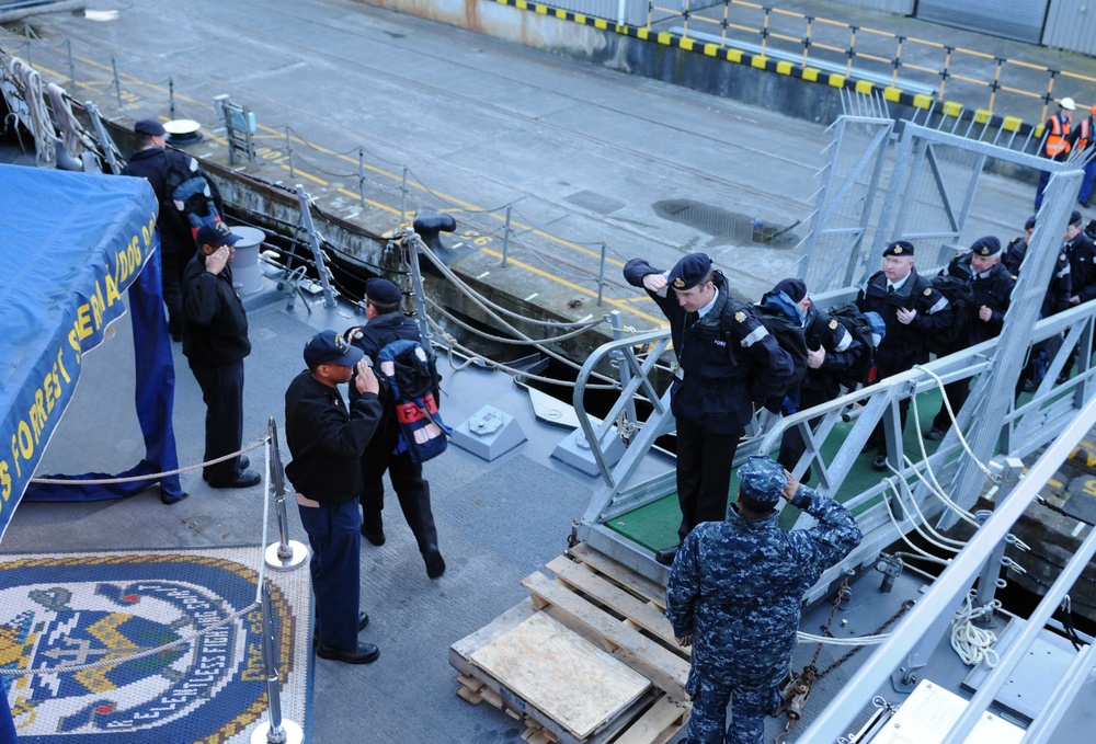 Flag officer sea training