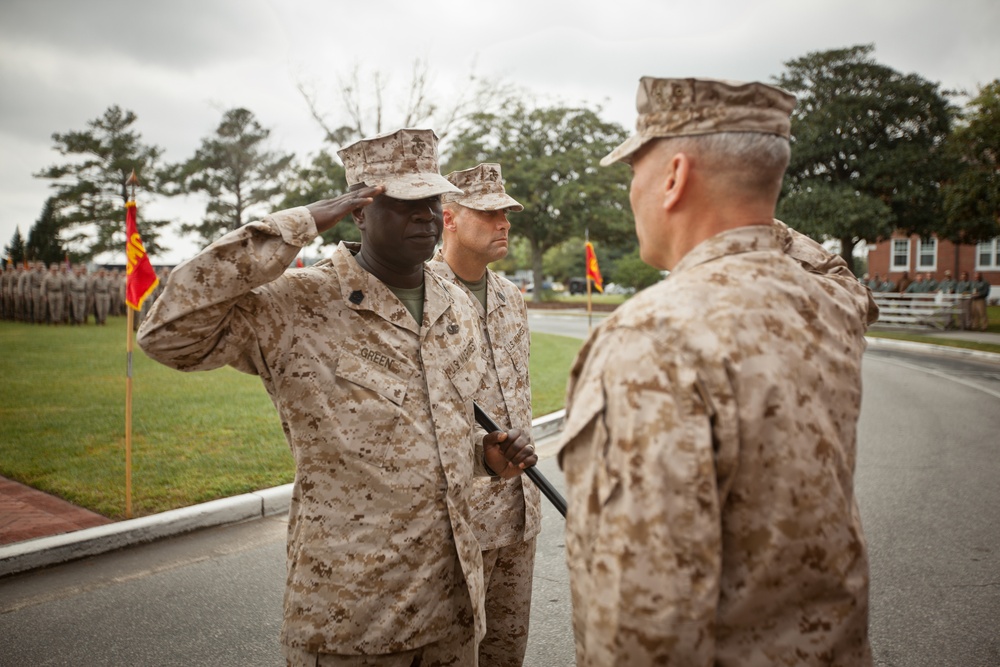 II MEF receives new sergeant major