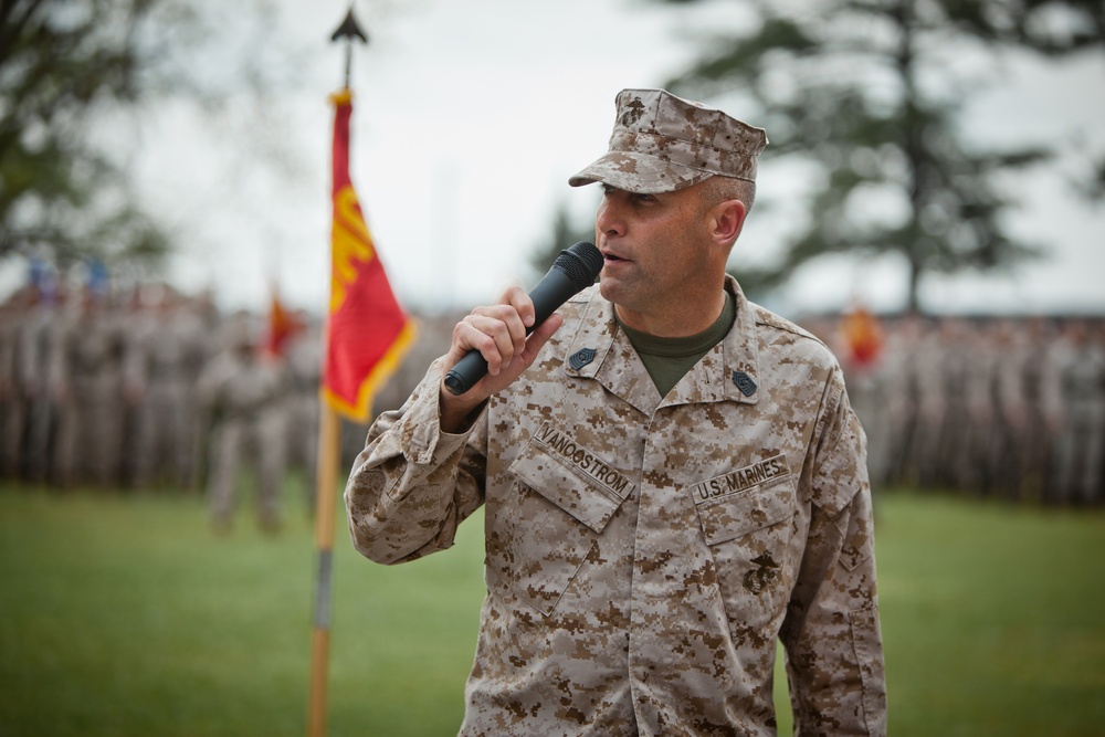 II MEF receives new sergeant major