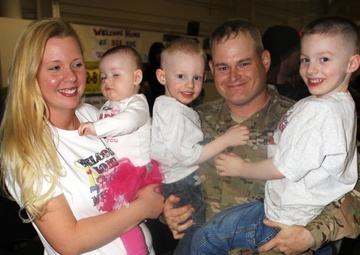 Friends and families reunited with Arctic Warriors