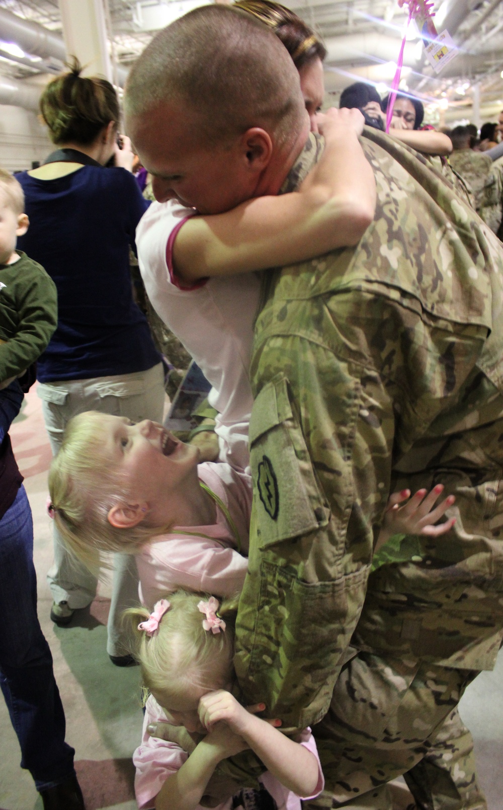 Friends and families reunited with Arctic Warriors