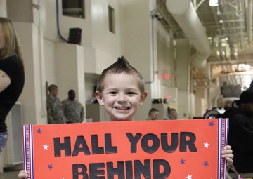 Friends and families reunited with Arctic Warriors