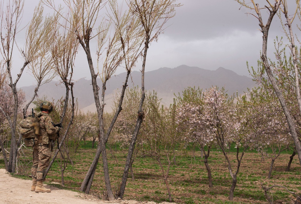 Cavalry Regiment, ANP work side by side to build trust among the local population Cavalry Regiment, ANP work side by side to build trust among the local population
