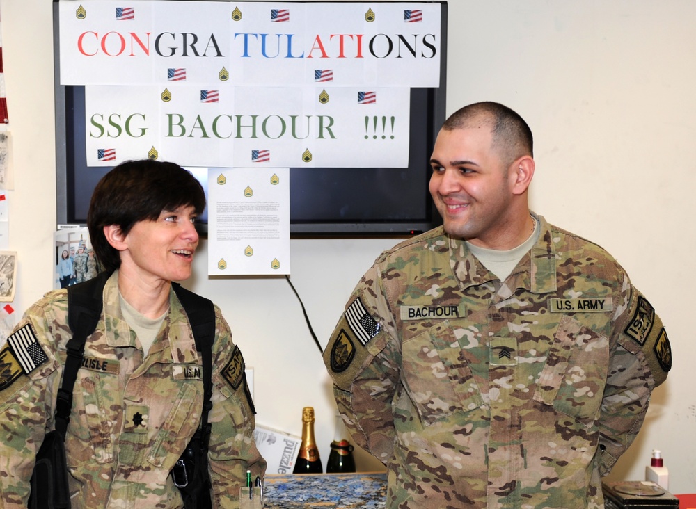 Bachour promoted to staff sergeant