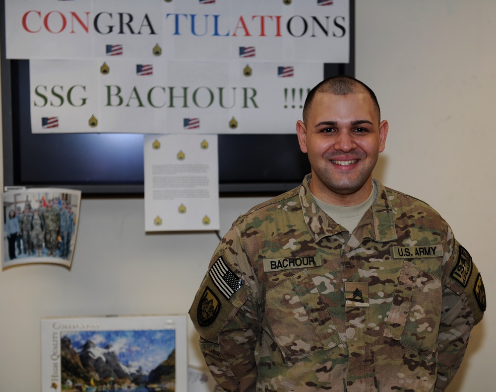 Bachour promoted to staff sergeant