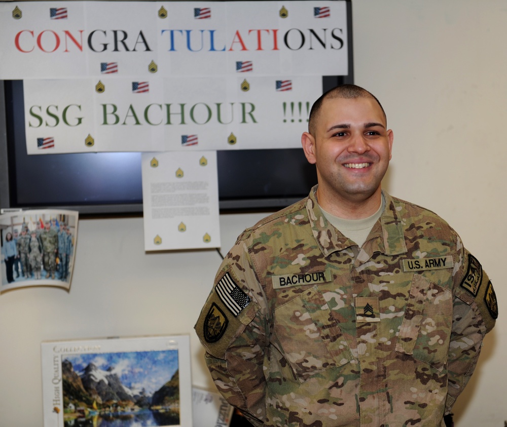 Bachour promoted to staff sergeant