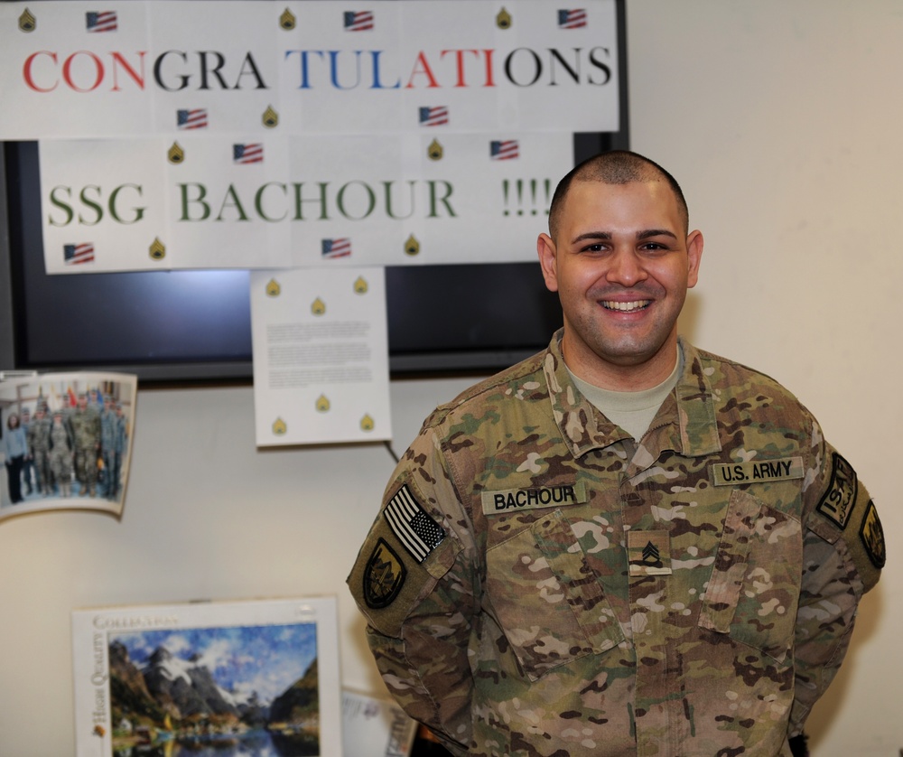 Bachour promoted to staff sergeant