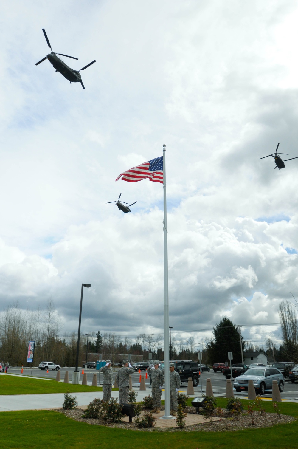 Marysville Armed Forces Reserve Center commissioning and ribbon cutting ceremony