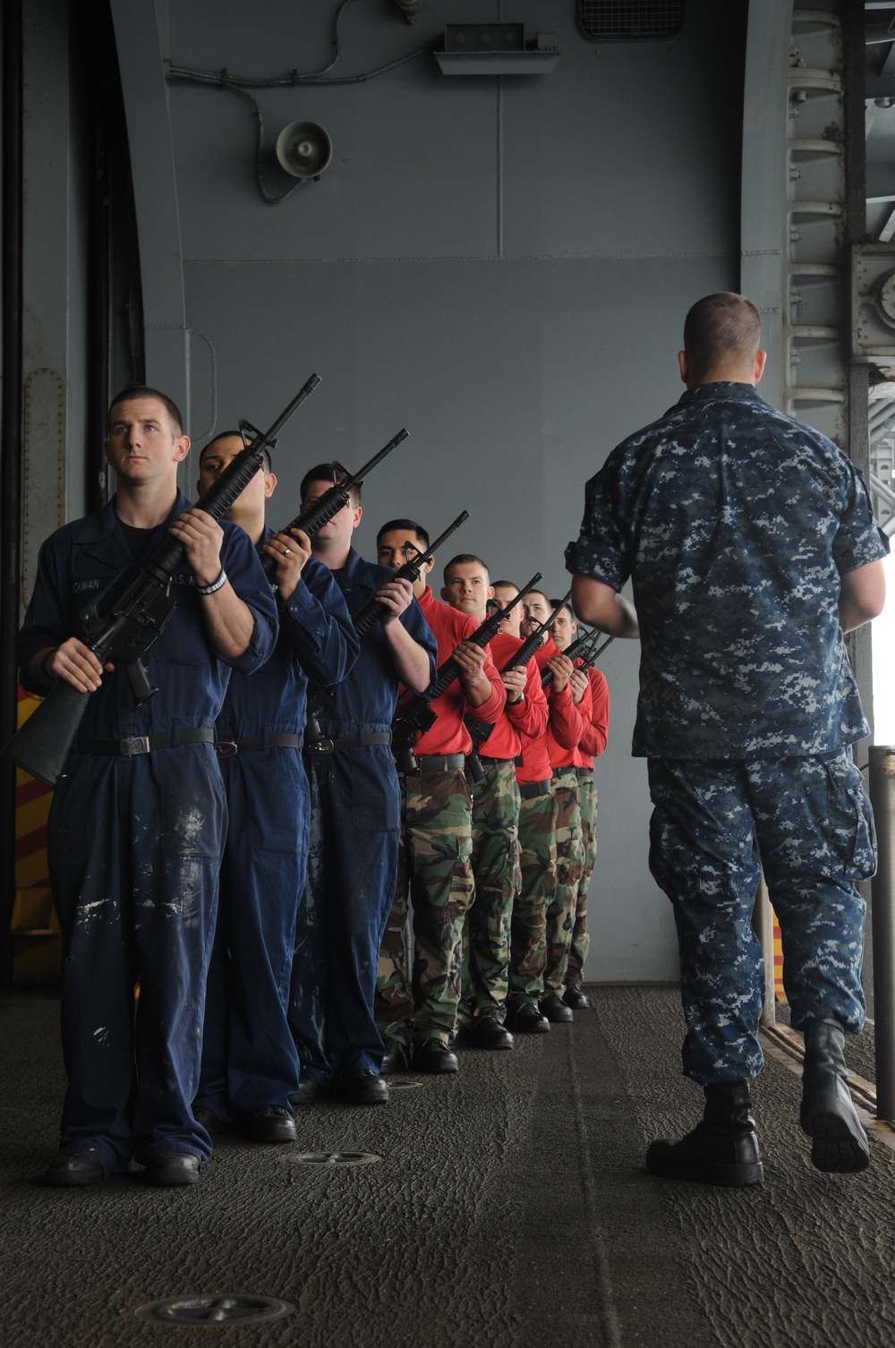 Conducting Afloat Training Group 1.4 basic phase training