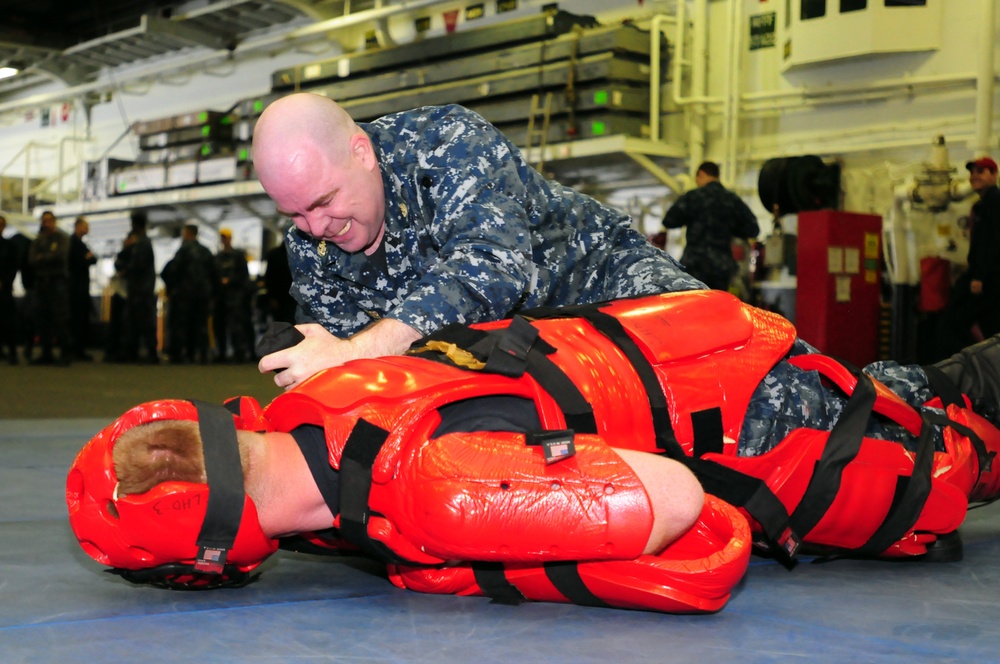 Conducting Afloat Training Group 1.4 basic phase training